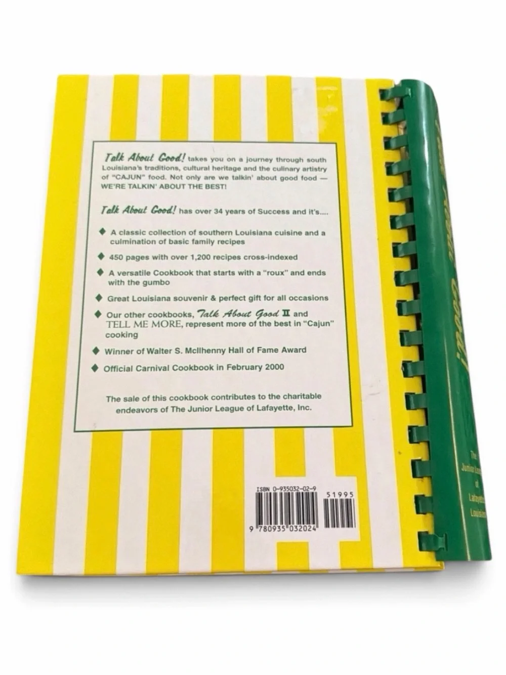Talk About Good! Cuisine Cookbook Lafayette Louisiana
